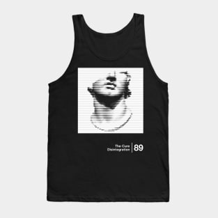 Disintegration - Minimal Style Graphic Artwork Tank Top